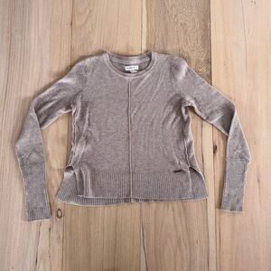 Abercrombie & Fitch Sweater Light Brown Size Small